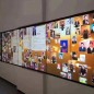 浙江55寸1×10企業(yè)展廳豎屏拼接觸摸屏方案
